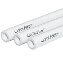 Трубы ПП SDR 6 DN 20-75 PN 25 армированные алюминием внутри белые Valfex купить в Уфе | "Проконсим"