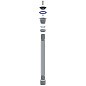 Сифон гофрированный Unicorn D230, 40х50 гибкий отвод, 1 1/2'' х40 чашка из нержавеющей стали, 1200мм купить в Уфе | "Проконсим"