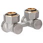 Узел нижнего подключения MVI TR.420.0505 DN 20 PN 10 угловой двухтрубный вентильного типа 20-3/4'' под евроконус, муфта купить в Уфе | "Проконсим"
