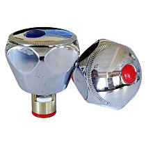  Кран-буксы керамика + металлизированные маховики для импортных смесителей (409903101) со склада Проконсим в Москве