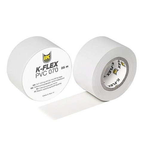 Лента теплоизоляционная K-FLEX PVC AT 070, DN 25, L = 25м, Tmax = 125гр. белый купить в Уфе | "Проконсим"