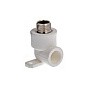 Угольник установочный ПП 20-1/2'' с наружной резьбой белый Политэк купить в Уфе | "Проконсим"