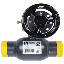 Краны стальные шаровые регулирующие DN 65-600 PN 25 цельносварные приварные с редуктором RJIP-WW РИДАН купить в Уфе | "Проконсим"