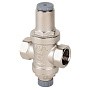Регулятор давления латунный MVI SE.455.04 DN 15 PN 16 под манометр 1/4 поршневой Рнастр=3 бар никелированный муфта-муфта