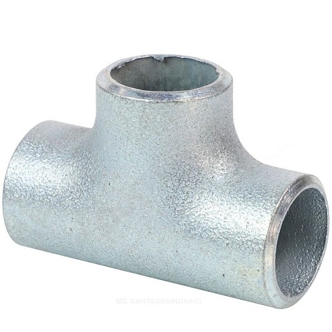 Тройник стальной Дн 219,1х6,3-168,3х4,5 (DN 200-150) переходной оцинкованный 1 исполнение ГОСТ 17376-2001 купить в Уфе | "Проконсим"