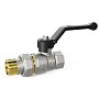Краны латунные шаровые DN 15-32 PN 40 никелированные рычаг американка LD Pride 47.307 купить в Уфе | "Проконсим"