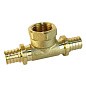 Тройник латунный для PEX труб 20-3/4''-20 PN 16 S-2,8мм под надвижную гильзу Valfex VF.432.AF купить в Уфе | "Проконсим"