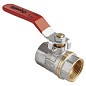 Кран латунный шаровой MVI AquaHit BV.311.04 DN 40 PN 25 рычаг муфта-муфта полнопроходной никелированный купить в Уфе | "Проконсим"