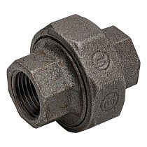  Американка чугунная DN 15-50 PN 16 муфта-муфта с плоской прокладкой Fittex Plus Ду   Дн 50 2" Ру  соед. (215500120) со склада Проконсим в Уфе