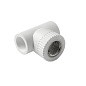 Тройник установочный ПП 20-1/2'' PN 25 с внутренней резьбой белый Pro Aqua PA13912 купить в Уфе | "Проконсим"