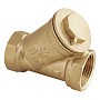 Фильтр сетчатый латунный DN 15 PN 16 муфтовый косой грубой очистки AquaHit FW.110.04